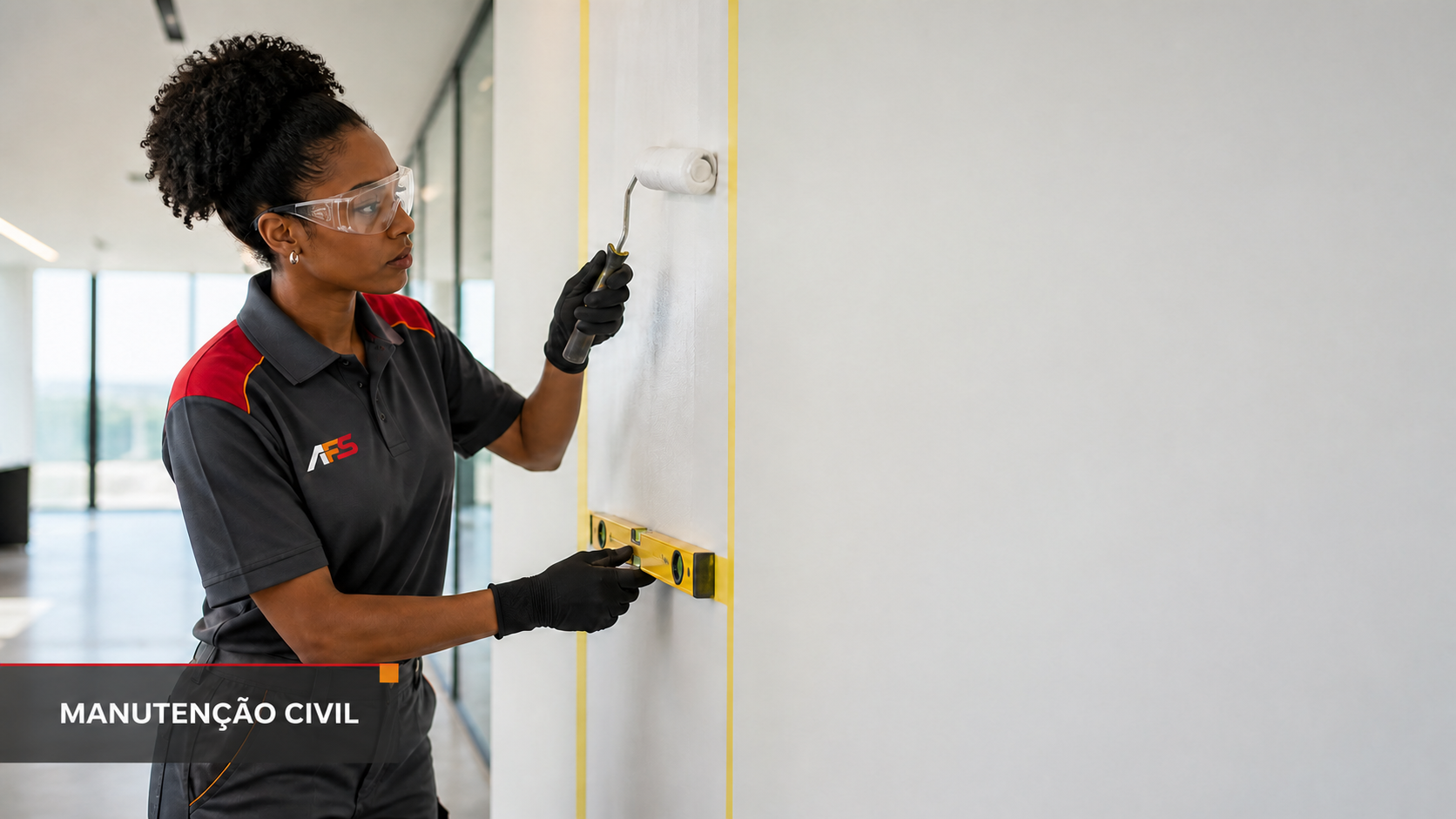 Manutenção civil — profissional AFS em atuação