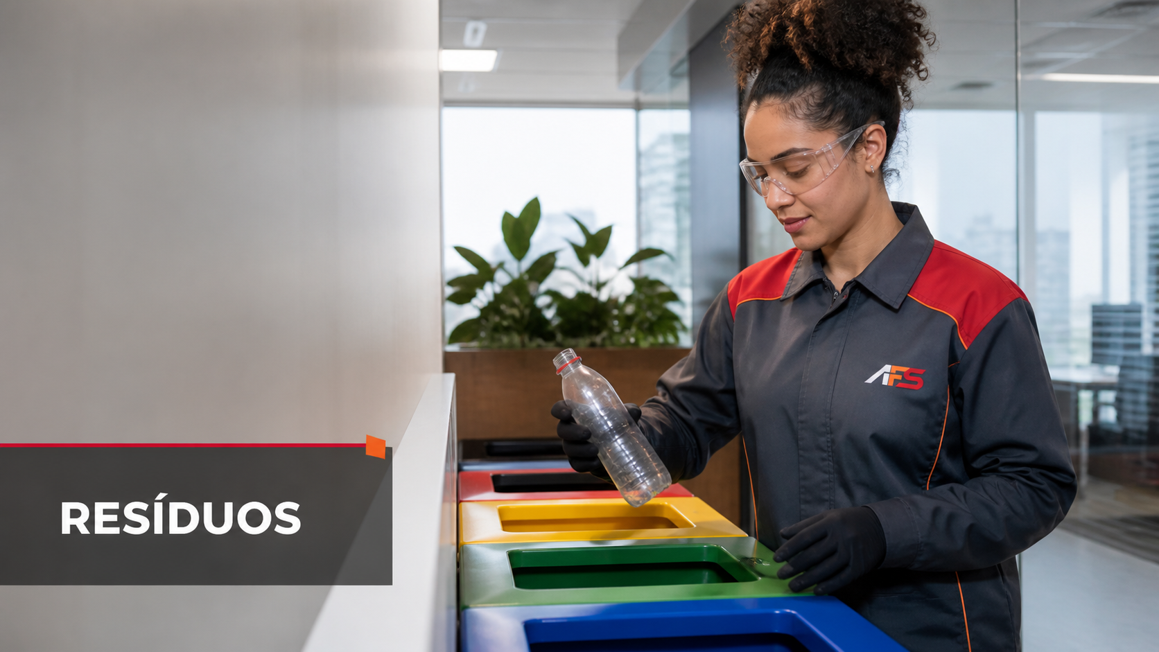 Resíduos — profissional AFS em atuação